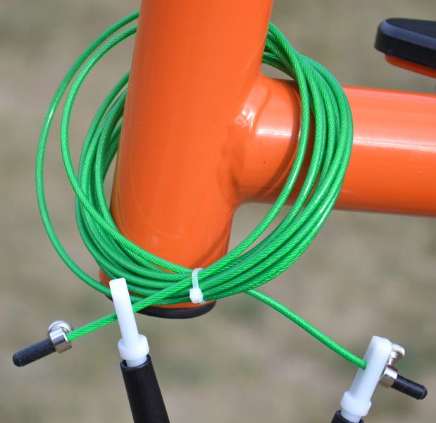 Скакалка швидкісна PowerPlay 4202 Ultra Speed Rope Зелена (2,9m.) 1462002573 фото