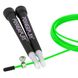 Скакалка швидкісна PowerPlay 4202 Ultra Speed Rope Зелена (2,9m.) 1462002573 фото 2
