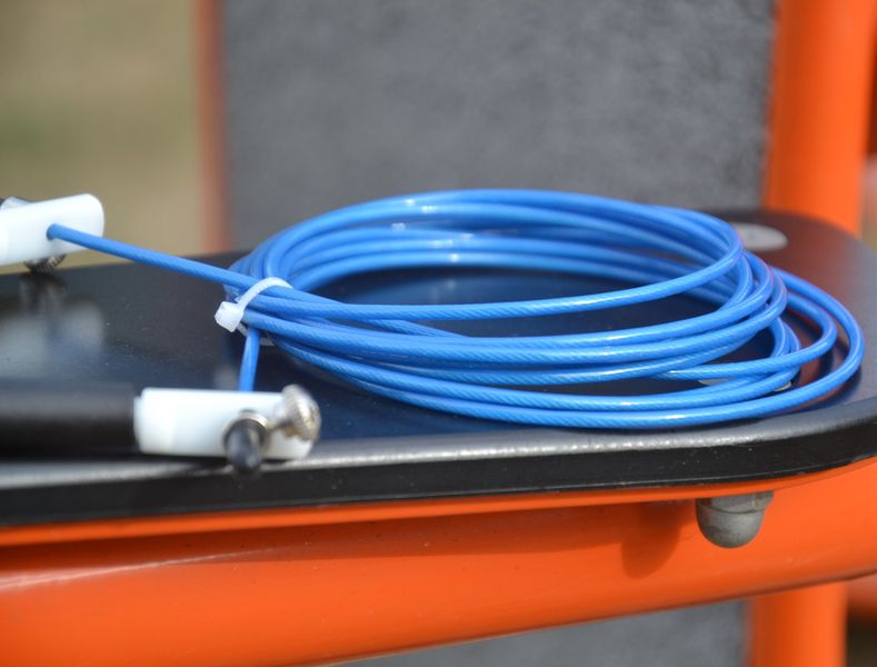 Скакалка швидкісна PowerPlay 4202 Ultra Speed Rope Синя (2,9m.) 1462002574 фото
