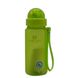 Пляшка для води CASNO 400 мл MX-5028 More Love Зелена з соломинкою 1233934376 фото 2