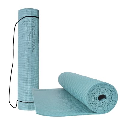 Килимок для йоги та фітнесу PowerPlay 4010 PVC Yoga Mat Зелений (173x61x0.6) 1462002576 фото