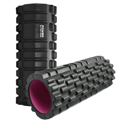 Масажний ролик (роллер) Power System PS-4050 Fitness Foam Roller Black/Pink (33x15см.) 1411784319 фото