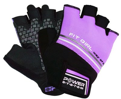 Рукавички для фітнесу Power System PS-2920 Fit Girl Evo Purple S 1413480601 фото