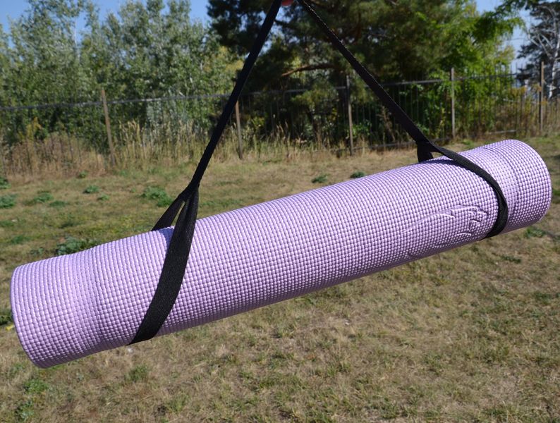 Килимок для йоги та фітнесу PowerPlay 4010 PVC Yoga Mat Лавандовий (173x61x0.6) 1462002578 фото
