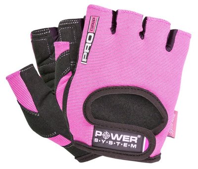 Рукавички для фітнесу Power System PS-2250 Pro Grip жіночі Pink S 1411784038 фото