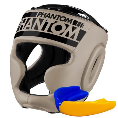 Боксерський шолом Phantom APEX Full Face Sand (капа в подарунок) 2033503016 фото