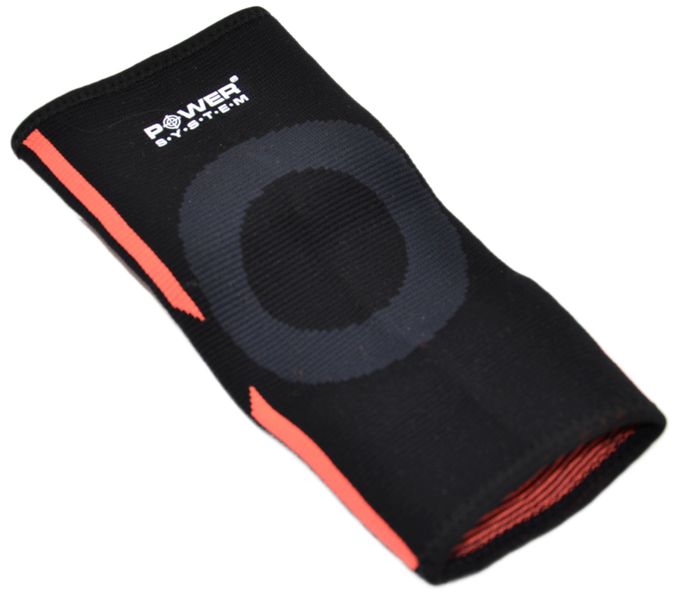 Налокітники Power System PS-6020 Elbow Support Evo Black/Orange (2шт.) L 1413481230 фото