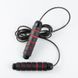 Скакалка швидкісна PowerPlay 4210 Power Weighted Jump Rope Чорна (2,7m.) 1462002580 фото 5