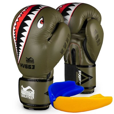 Боксерські рукавиці Phantom Fight Squad Army 10 унцій 2033503018 фото