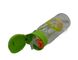 Пляшка для води CASNO 400 мл KXN-1195 Зелена (Малята-звірята) з соломинкою 1405067819 фото 7