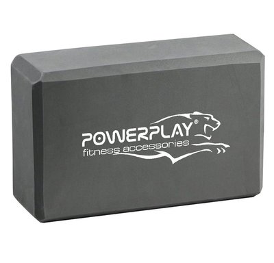 Блок для йоги PowerPlay 4006 Yoga Brick Сірий 1414785258 фото