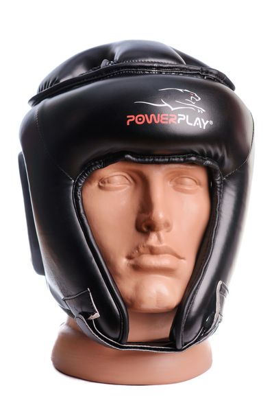 Боксерський шолом турнірний PowerPlay 3045 Чорний M 855407009 фото