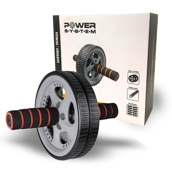 Колесо для преса Power System PS-4006 Power Ab Wheel Grey/Black 1411784118 фото