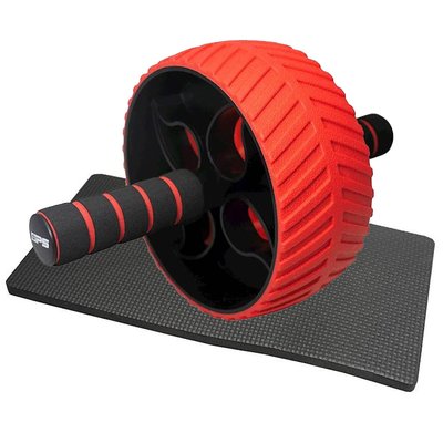 Колесо для преса Power System PS-4107 Full Grip AB Red + килимок Red/Black 1681778735 фото