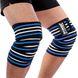 Бинти на коліна Power System PS-3700 Knee Wraps Blue/Black (пара) 1411784225 фото 3
