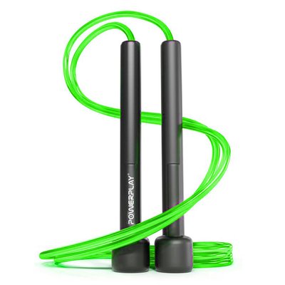 Скакалка PowerPlay 4201 Basic Jump Rope Зелена (2,8m.) 1466358775 фото