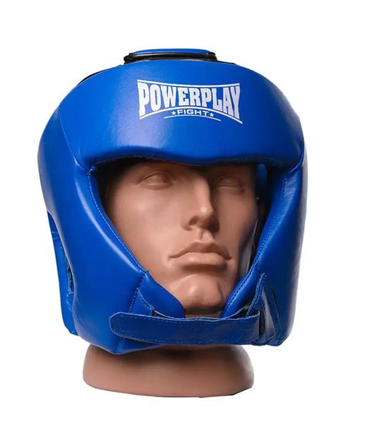 Боксерський шолом турнірний PowerPlay 3049 Синій S 671394249 фото