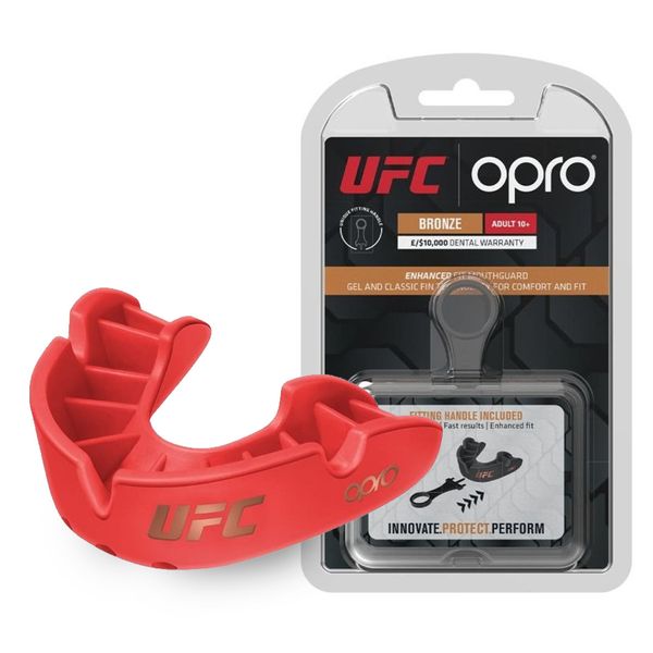 Капа OPRO Bronze UFC дитяча (вік до 10) Red (ufc.102513002) 1891947655 фото