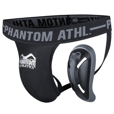 Захист паху Phantom Supporter Vector Black M (капа в подарунок) 1882102362 фото