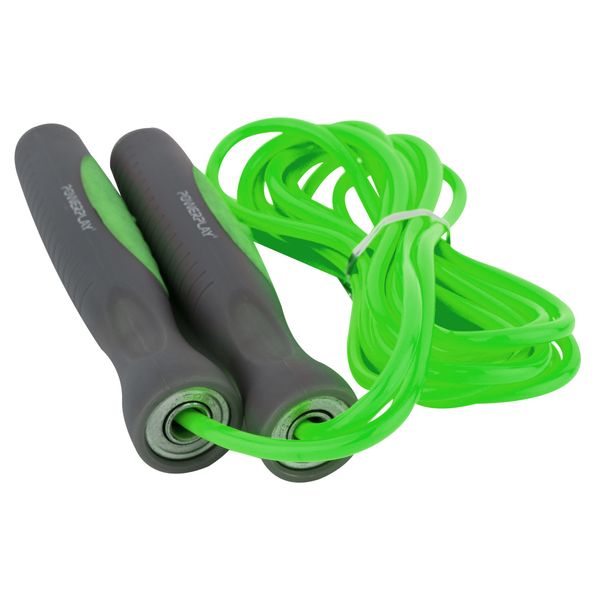 Скакалка PowerPlay 4204 Classic Jump Rope Зелена (2,7m.) 848630433 фото