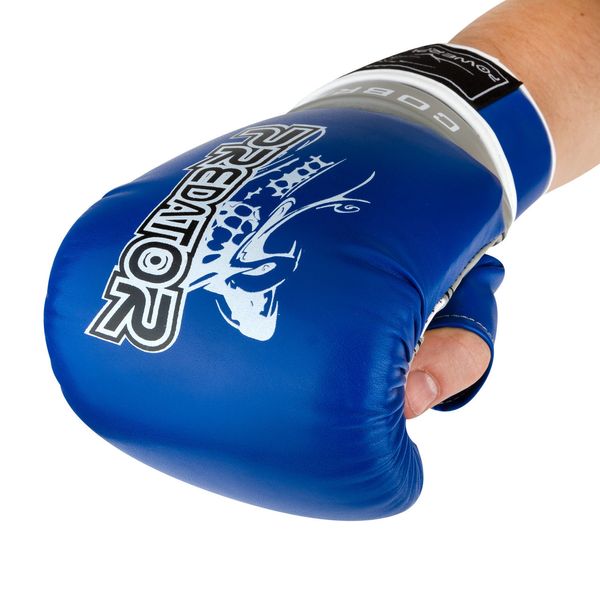 Снарядні рукавиці PowerPlay 3038 Синьо-сірі L 921002333 фото
