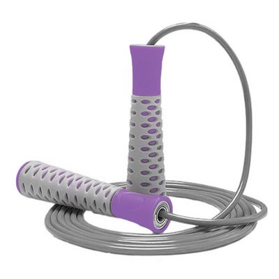 Скакалка PowerPlay 4206 Jump Rope PRO+ Сіро-фіолетова (2,75m.) 1258486939 фото