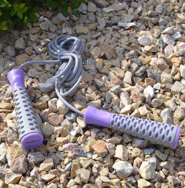 Скакалка PowerPlay 4206 Jump Rope PRO+ Сіро-фіолетова (2,75m.) 1258486939 фото