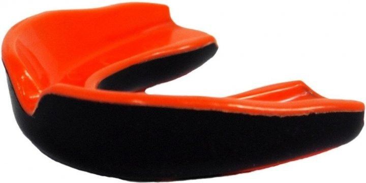 Капа боксерська PowerPlay 3315 SR Оранжево-Чорна зі смаком м'яти 969276175 фото