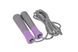 Скакалка PowerPlay 4206 Jump Rope PRO+ Сіро-фіолетова (2,75m.) 1258486939 фото 4