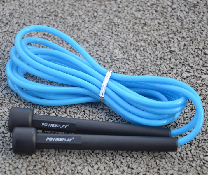 Скакалка PowerPlay 4201 Basic Jump Rope Синя (2,8m.) 675927877 фото